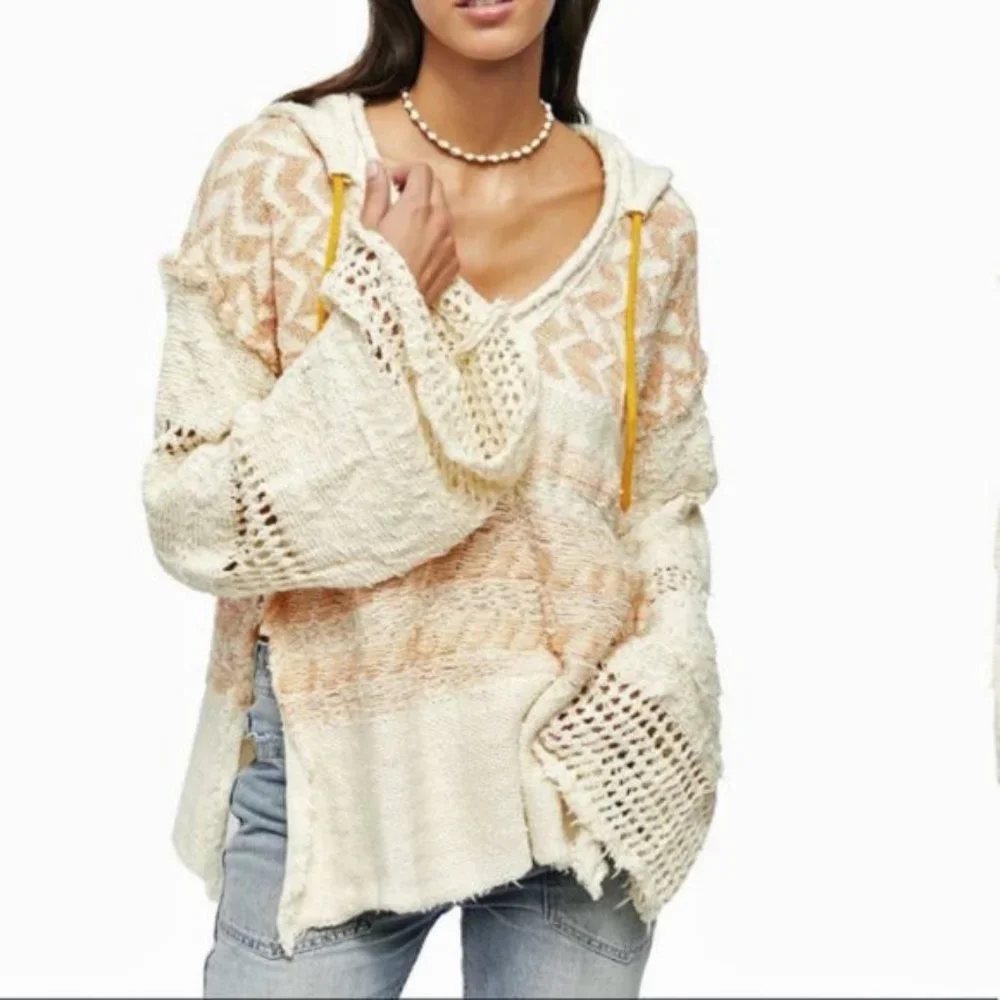 Free People Coastline Hoodie Small NWT - Picture 1 of 7